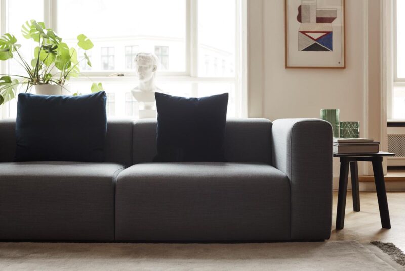 Baxton Studio Sorrento Mid-Century Retro Modern Fabric Upholstered Wooden Lounge Chair - Image 2